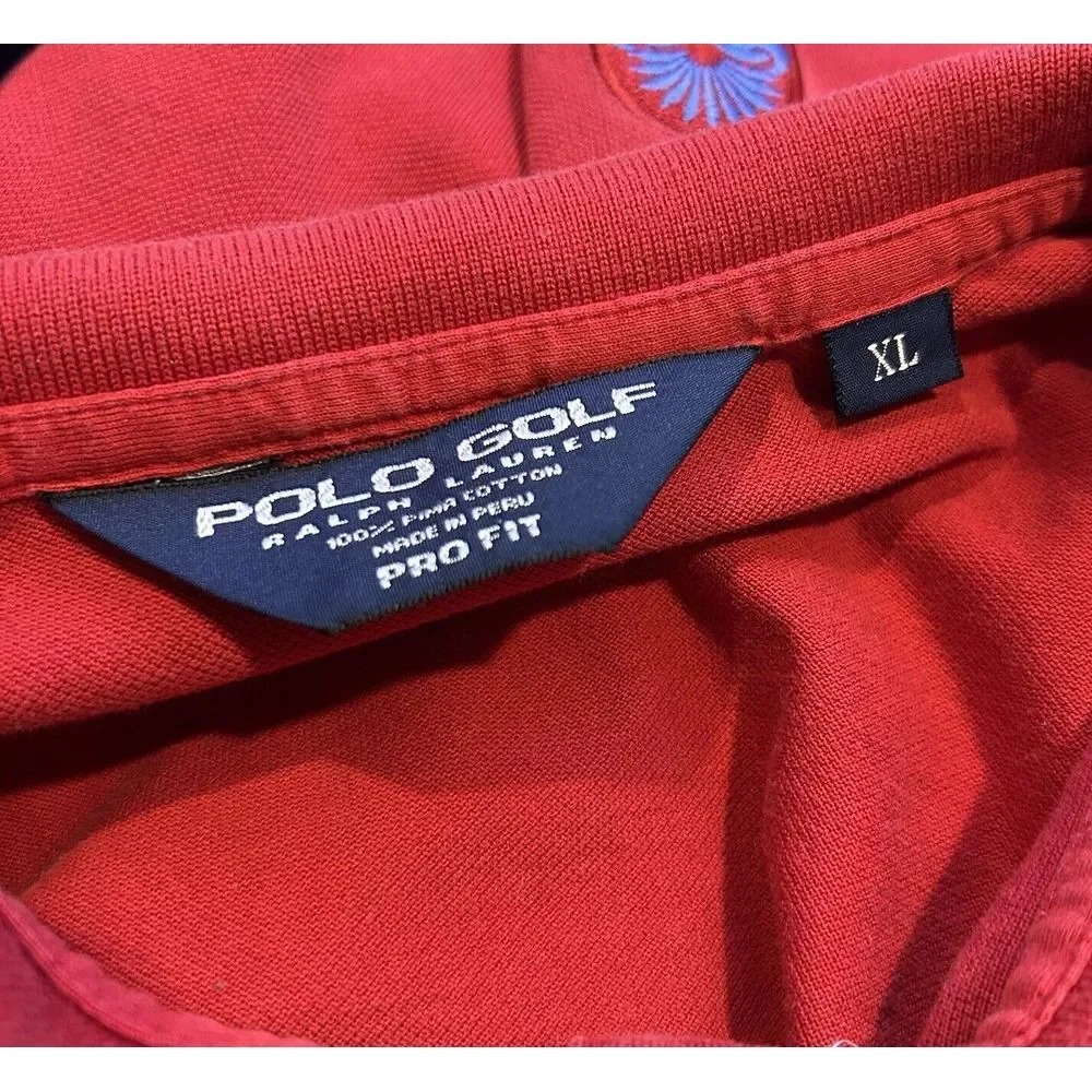 Polo Ralph Lauren Palmilla Golf Pro‎ Fit Collard Shirt Size XL Large Pony